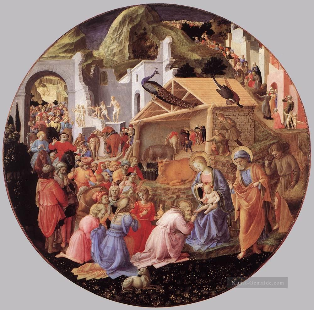 Die Verehrung der Weisen Renaissance Fra Angelico Ölgemälde